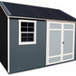 12' x 10' Outdoor Wood Shed Polycarbonate Roof Wooden Easy Build Install Kit