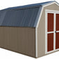 8' x 12' Outdoor Wood Shed Barn Style Roof Wooden Easy Build Full Install Kit