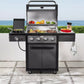 Pro Series 4 Burner Natural Gas or Propane BBQ Grill with Thermostatic Control