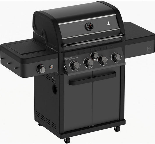 Pro Series 4 Burner Natural Gas or Propane BBQ Grill with Thermostatic Control