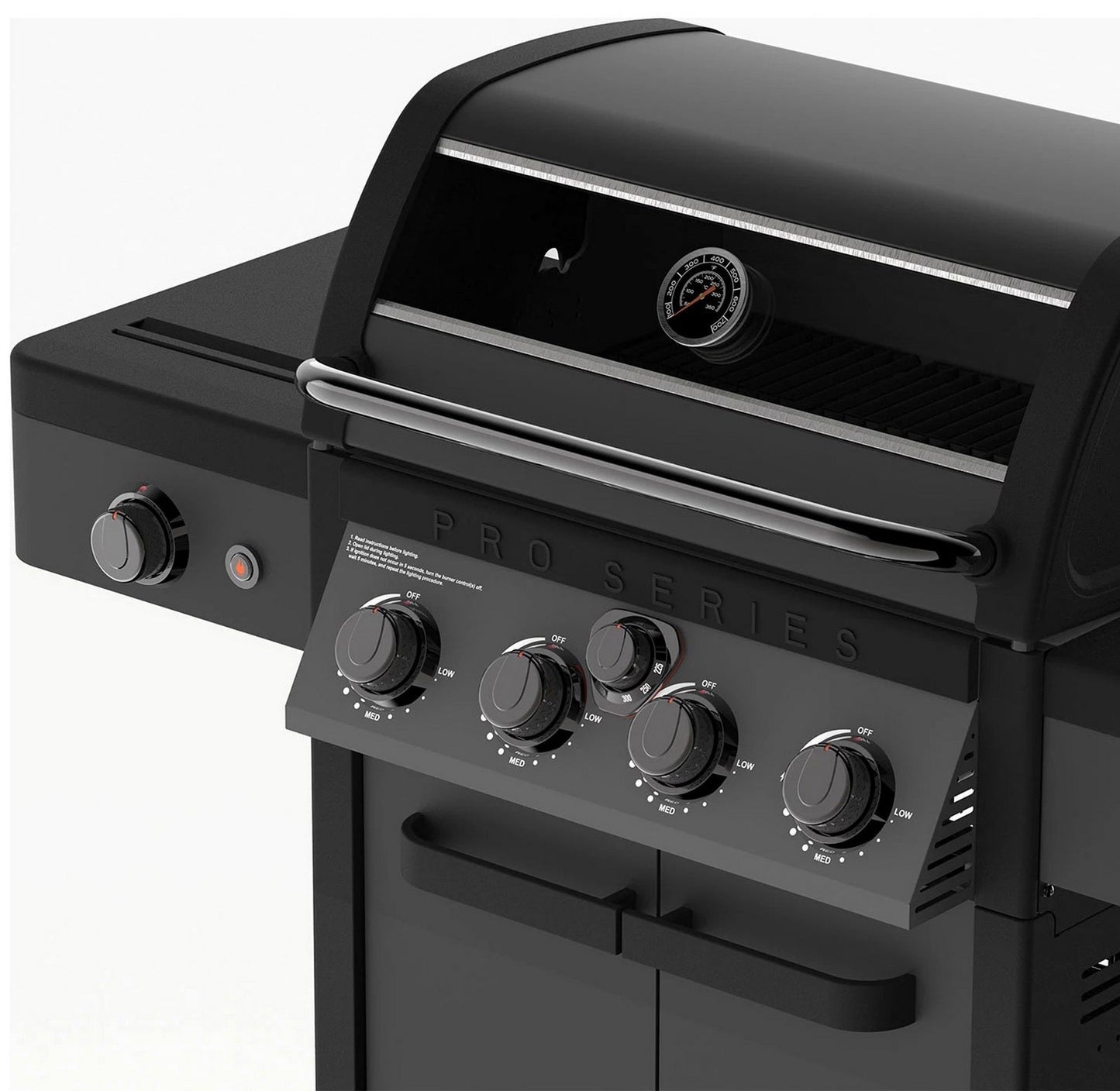 Pro Series 4 Burner Natural Gas or Propane BBQ Grill with Thermostatic Control