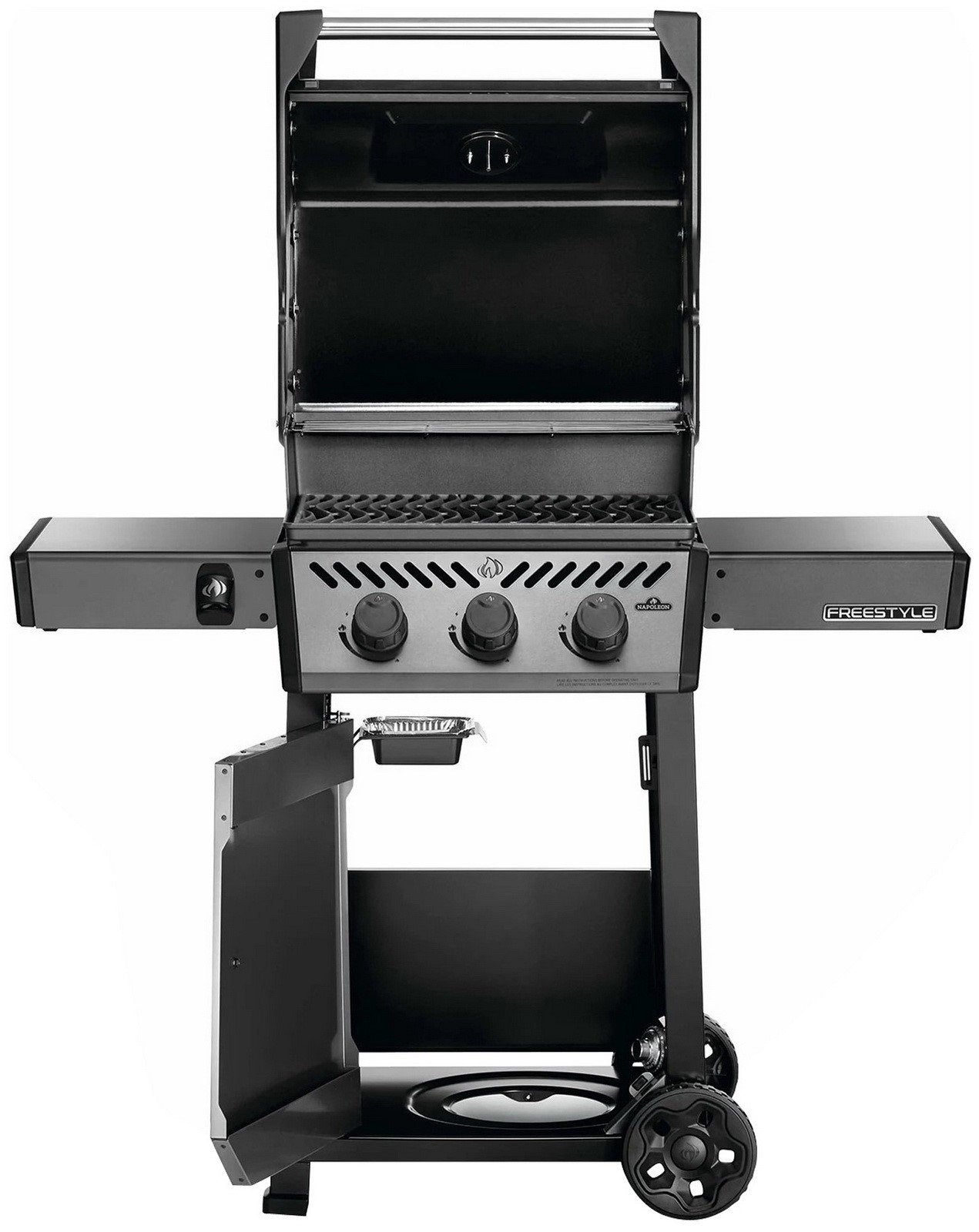 Napoleon Freestyle 365 3 Burner Propane Gas Grill BBQ 33,000 BTU Cast Iron Grate