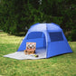 Big Instant Sun Shelter Beach Camping Tent Mesh Windows Closable Door 6' x 9.5'