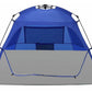 Big Instant Sun Shelter Beach Camping Tent Mesh Windows Closable Door 6' x 9.5'