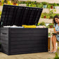 Keter Large 230 Gallon Outdoor Storage Deck Box Patio Weatherproof Resin Plastic
