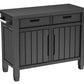 Outdoor Entertainment Grill Table Station Bar Grilling Storage Cabinet