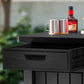 Outdoor Entertainment Grill Table Station Bar Grilling Storage Cabinet