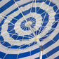 8' Beach Patio Market Tilt Umbrella w/ Auger Tip Carry Bag Blue or Black Stripes