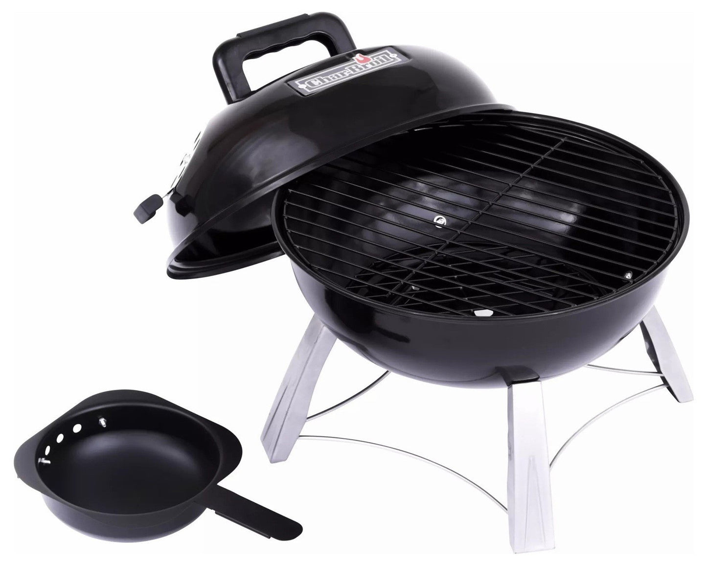 Char-Broil Small Portable Steel Outdoor Kettle Charcoal Grill