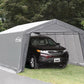 Waterproof Carport Shade Canopy Car Port Steel Frame Shelter 10'x10' / 12'x20'