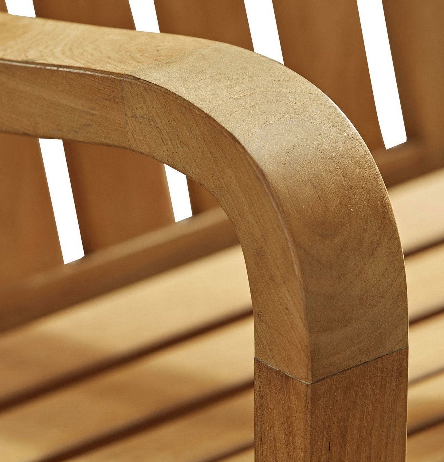 Large Solid Teak Wood Adirondack Chair Patio Deck Porch Arm Chair