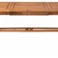 W. Trends Large Outdoor Hunter Acacia Wood Extendable Dining Table