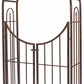 Panacea Large Outdoor Steel Arched Arbor with Gate, 50"W x 90"H