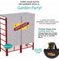 Panacea Steel Outdoor Portable Happy Hour Folding Party Bar With Carrying Case