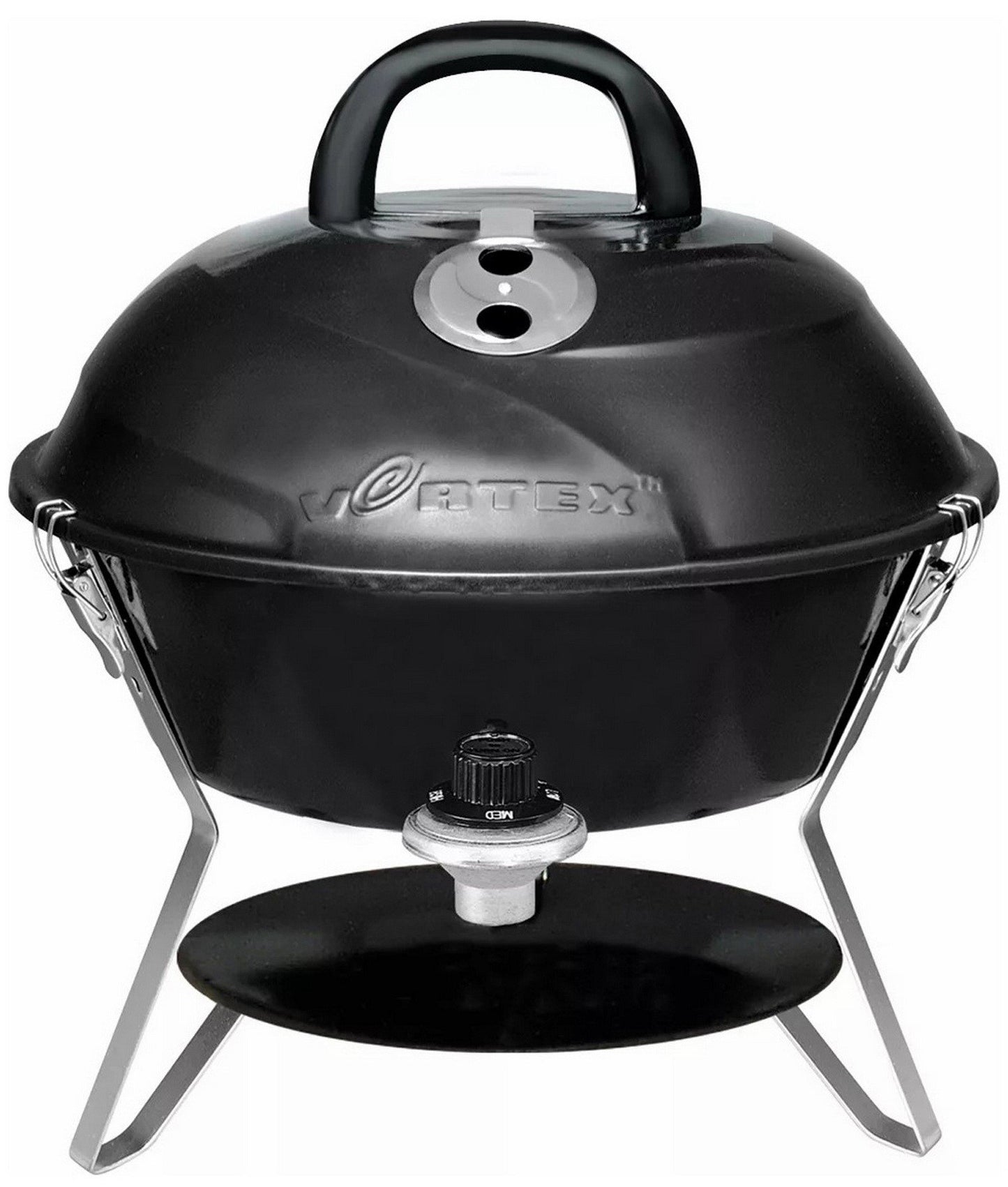 Century Vortex Black Steel Portable Table Top Propane Grill