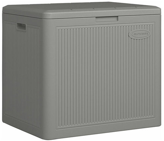 22 Gal. Small Outdoor Resin Reeded Deck Box