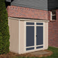 Handy Home 4' x 8' Heavy Duty Wooden Lean-To Storage Shed