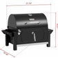 Portable Tabletop Charcoal BBQ Grill Camping Built In Bottl Opener