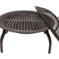 26" Portable Outdoor Iron Fire Pit