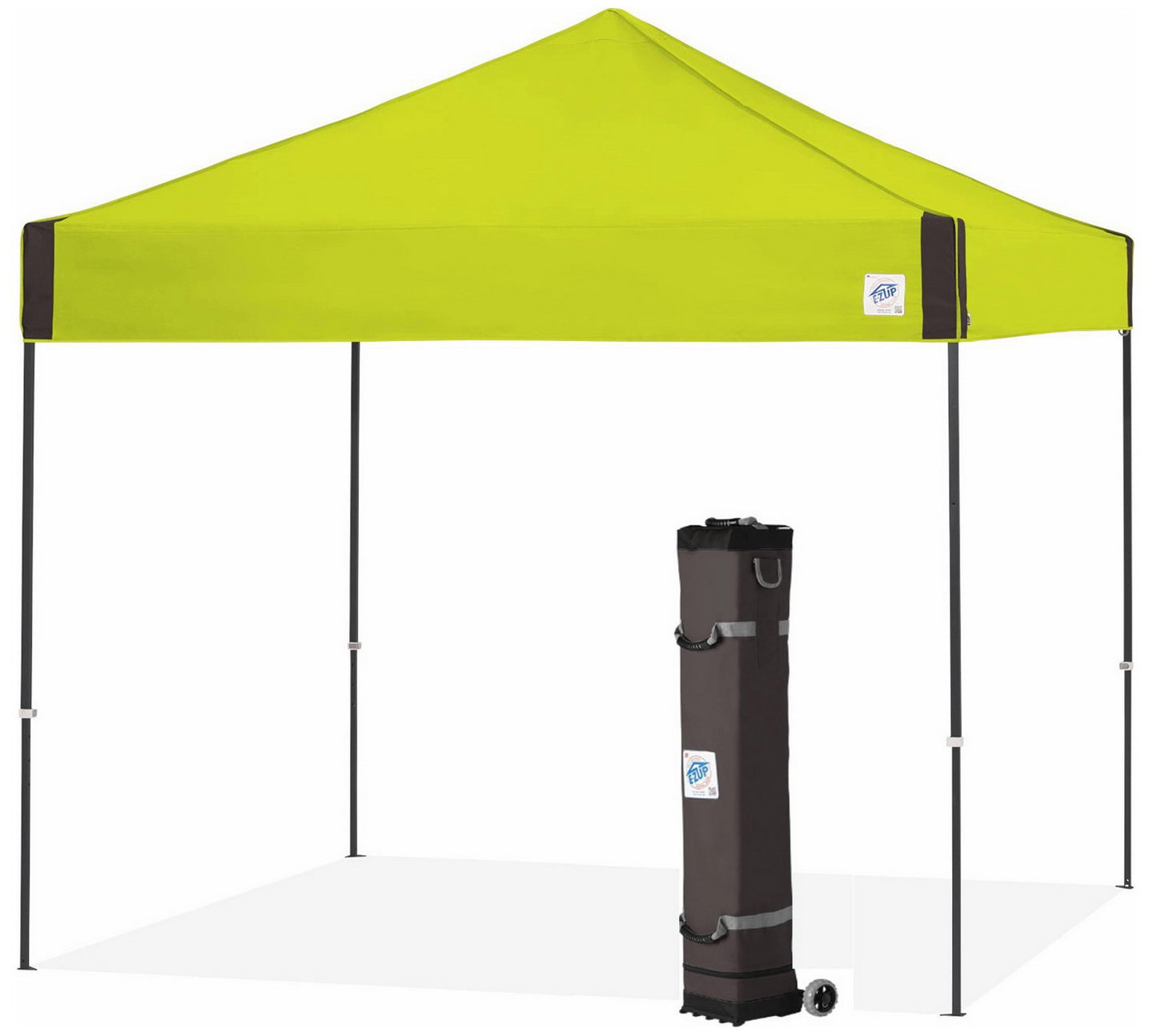 E-Z UP Pyramid Instant Shelter Canopy 10' x 10' Pop-Up Vendor Fair Tent