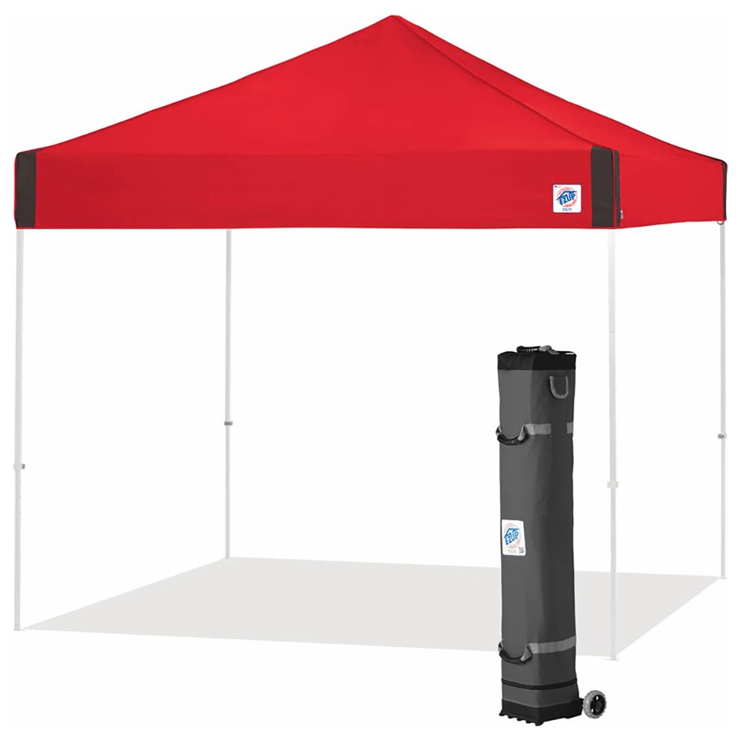 E-Z UP Pyramid Instant Shelter Canopy 10' x 10' Pop-Up Vendor Fair Tent