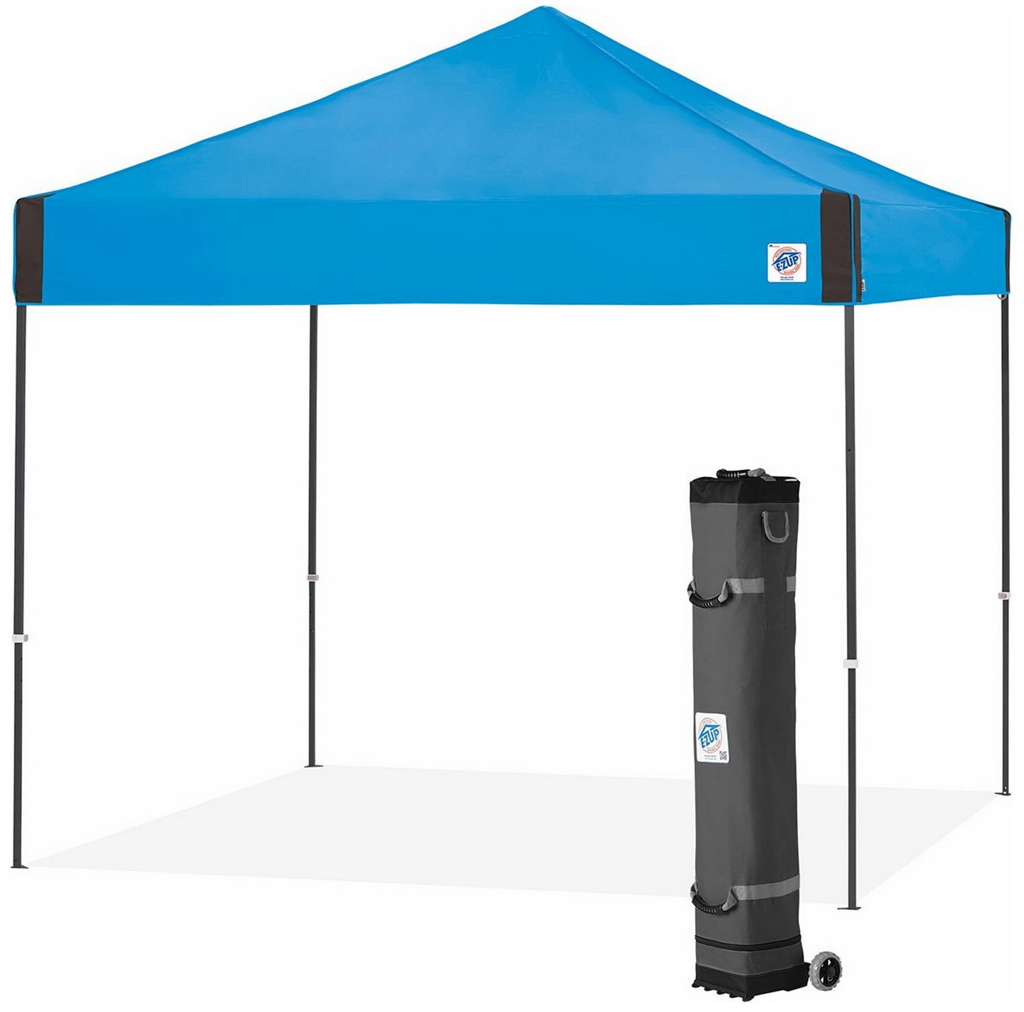 E-Z UP Pyramid Instant Shelter Canopy 10' x 10' Pop-Up Vendor Fair Tent