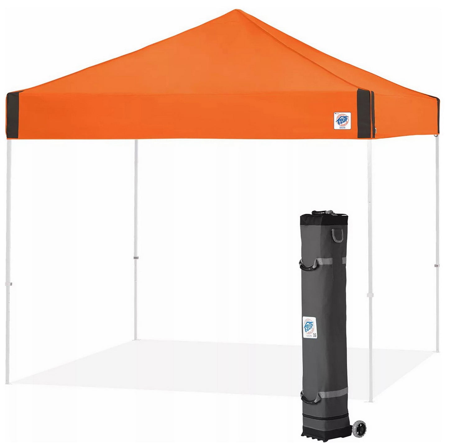 E-Z UP Pyramid Instant Shelter Canopy 10' x 10' Pop-Up Vendor Fair Tent