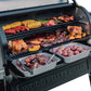 ZGRILLS 11002B Outdoor Steel Wi-Fi Pellet Grill & Smoker with Wheels