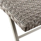 Padded Wicker Reclineable Outdoor Lounge Chaise 2-Pack