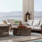 Monterrey Collection 4-Piece Cushioned Woven Rope Deep Seating Set