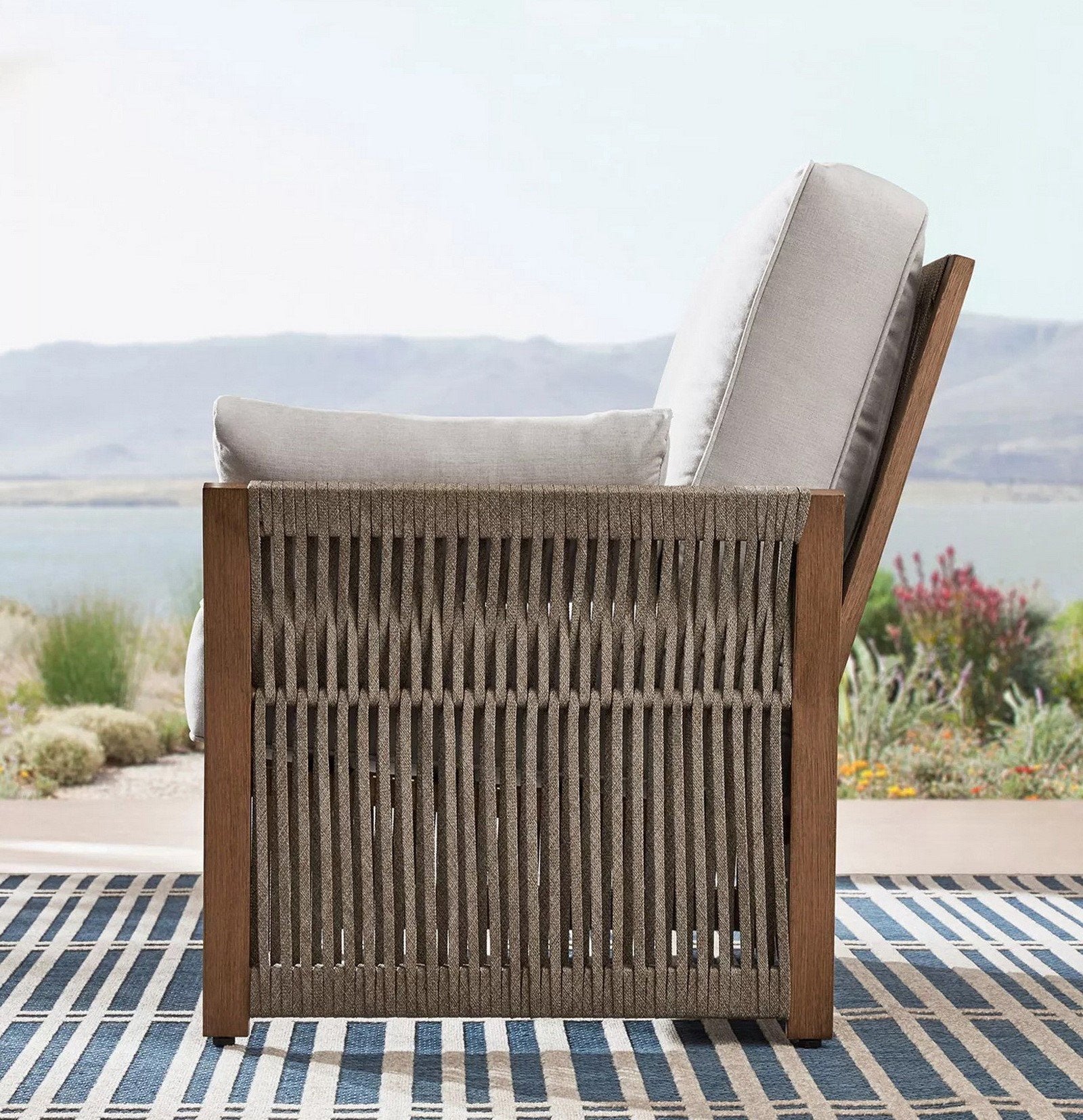 Sunbrella woven seating discount set